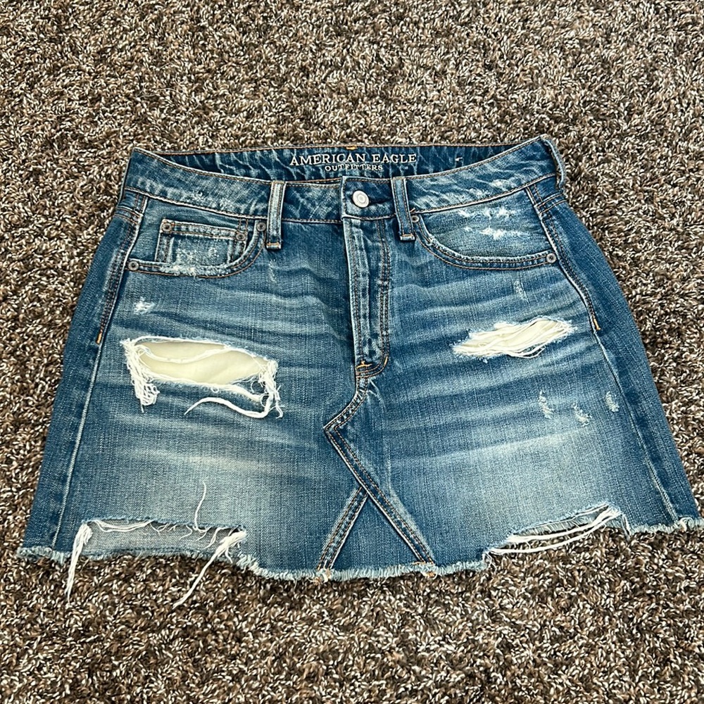 American Eagle Denim Mini Skirt